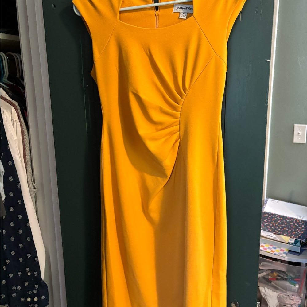 Yellow Cap Sleeve Dress